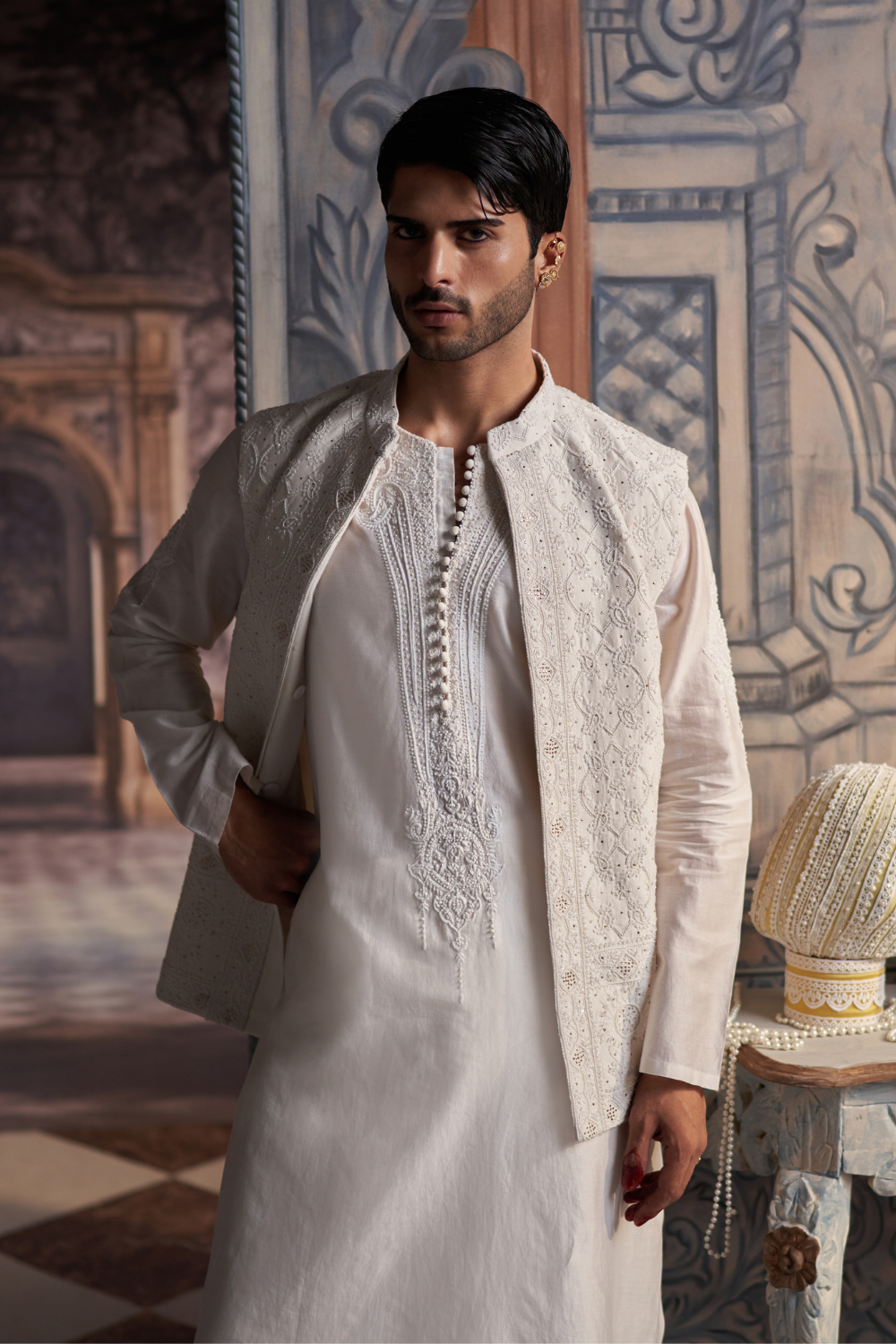 Hemal Jacket Set
