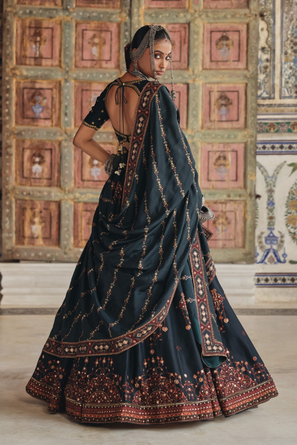 Vidya Ghagra Set