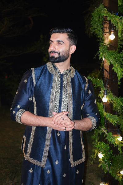 Manav Chhabra in Arham Jacket Set