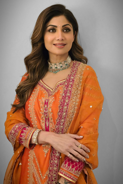 Shilpa Shetty in Ambika Sharara Set