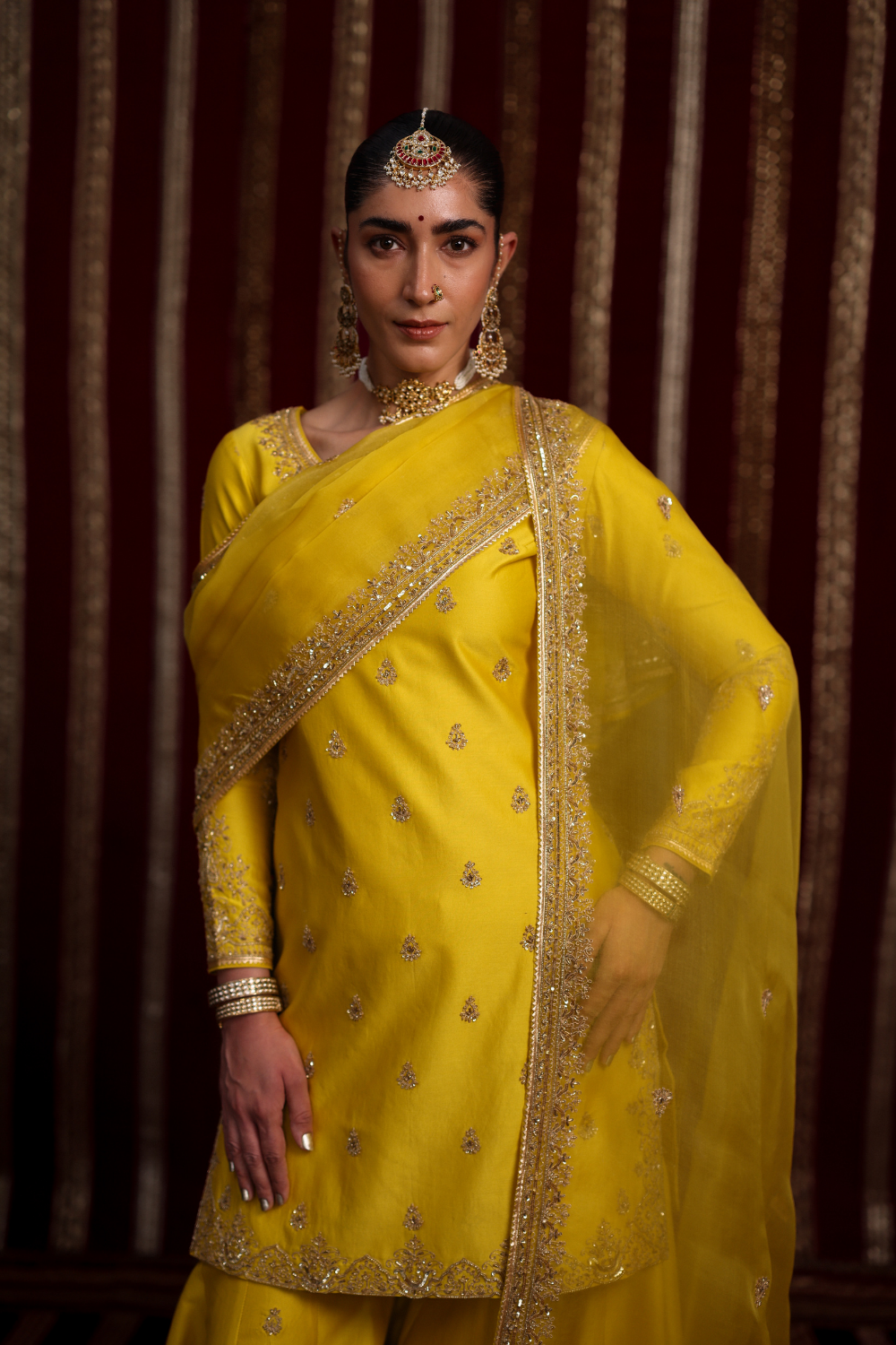 Aarohi Sharara Set