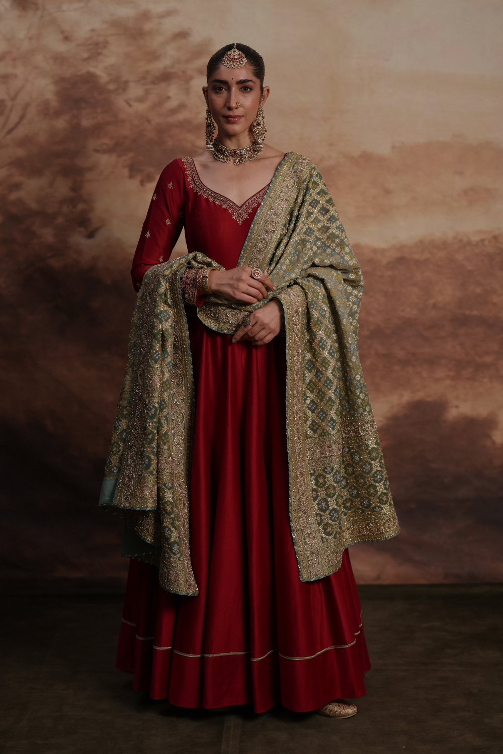 Farhat Anarkali Set