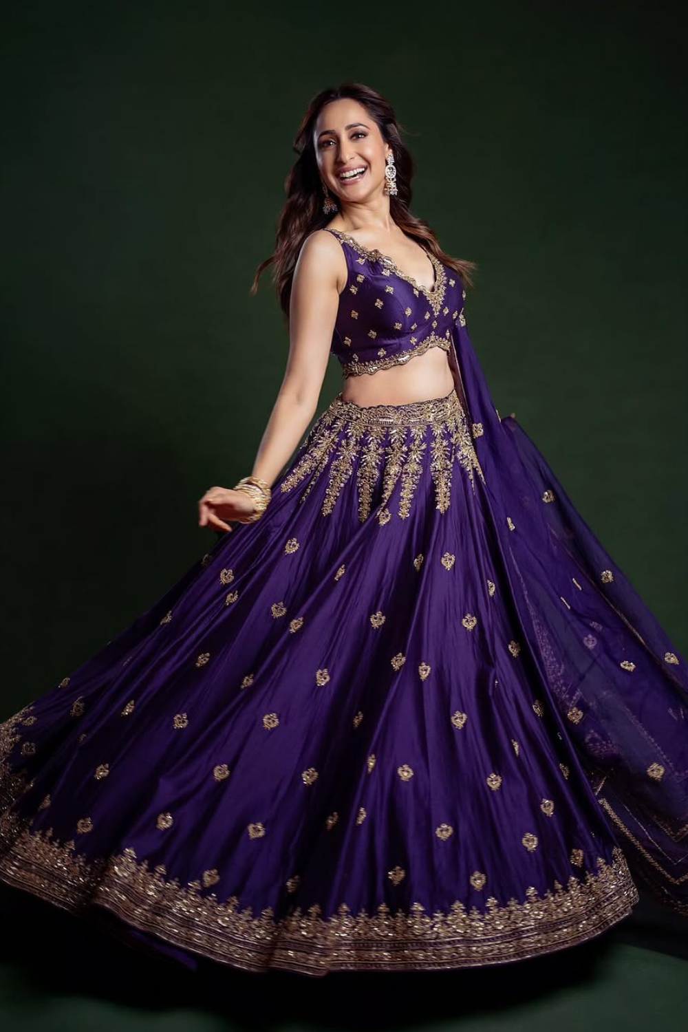 Pragya Jaiswal in Samina Lehenga Set