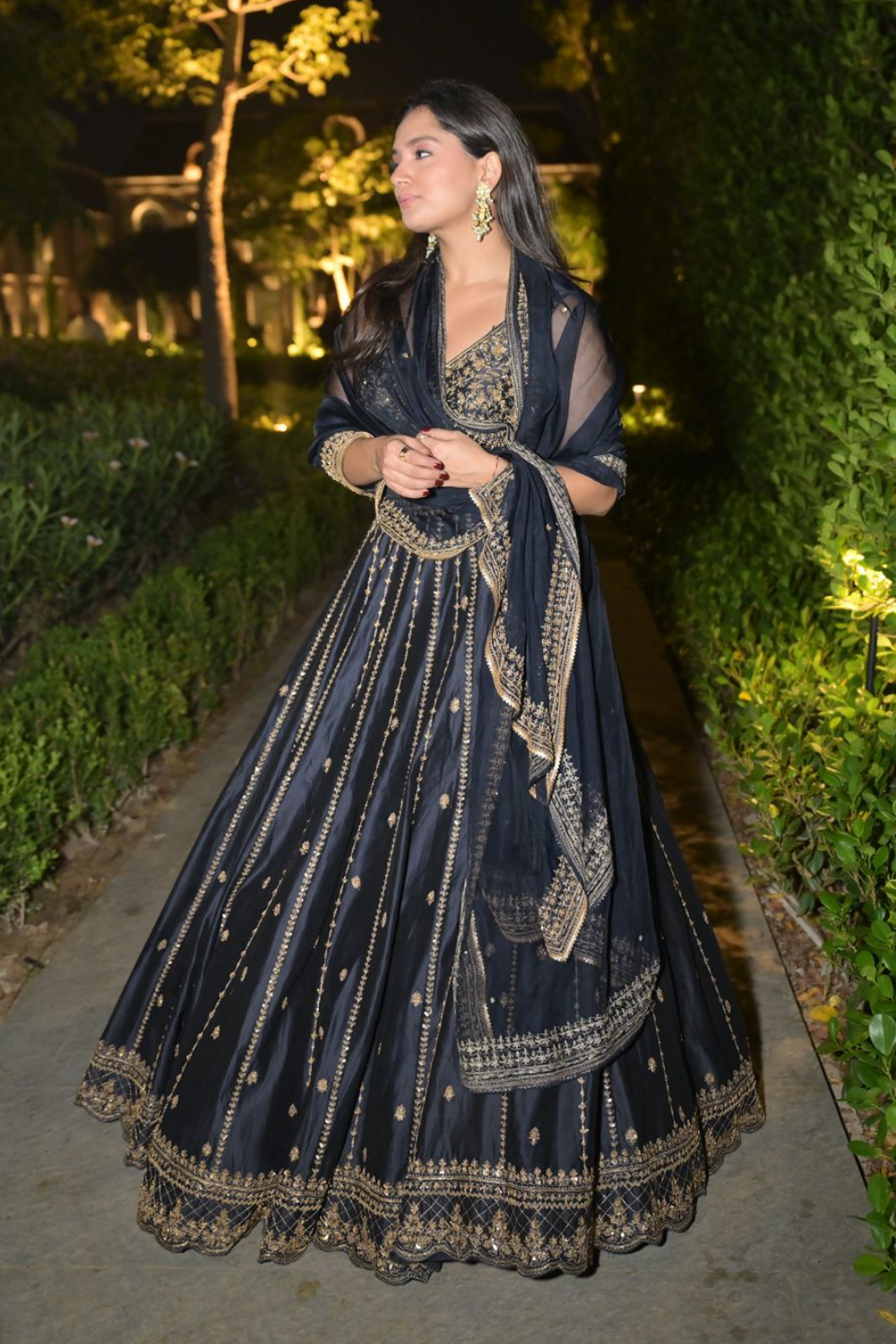 Medha Bahuguna in Kajal Lehenga Set
