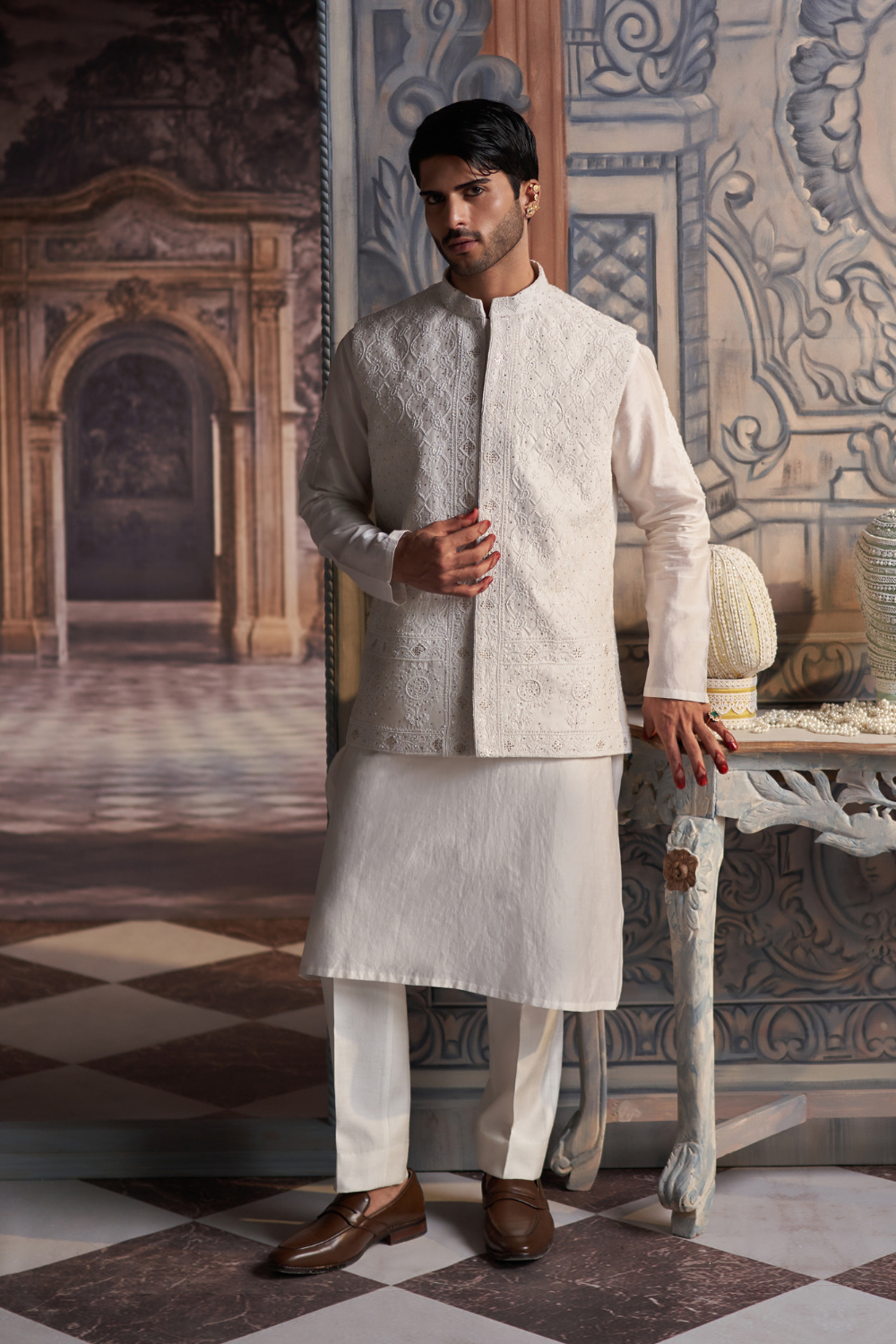 Hemal Jacket Set