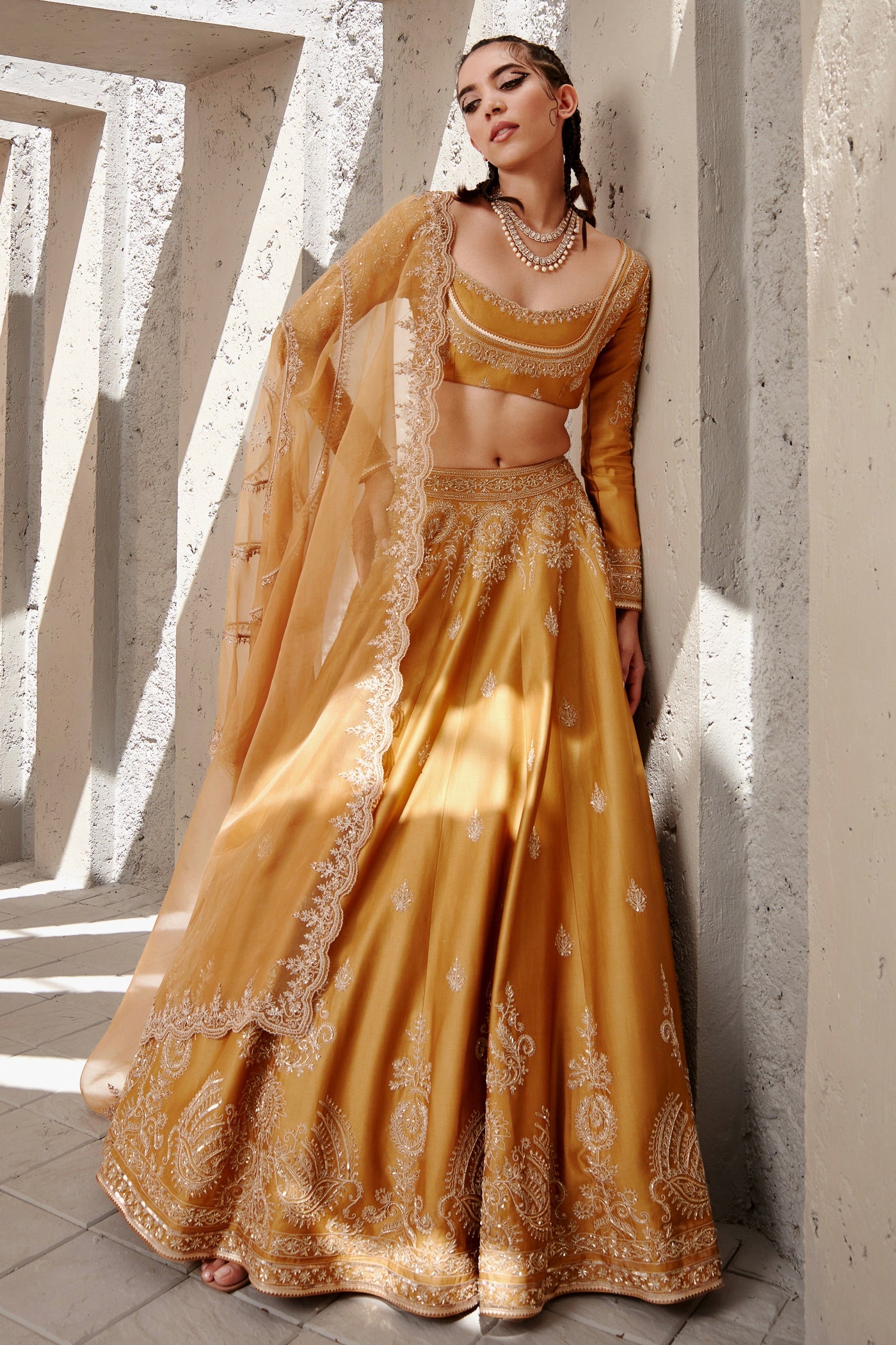 Pooja Hegde In Nazmi Lehenga Set